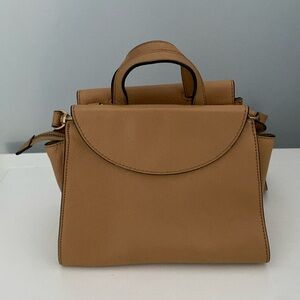 Brown leather purse